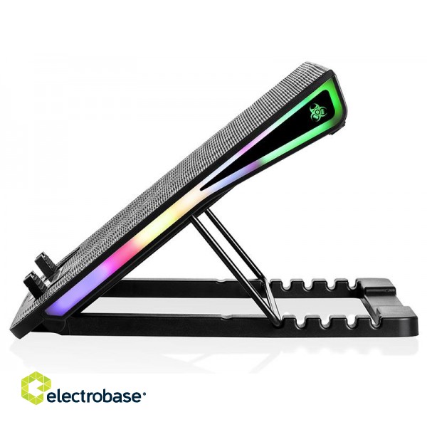 Laptops, notebooks, accessories // Laptop Cooling Stand // Podstawka chłodząca TRACER GAMEZONE Wing 17,3" RGB image 3