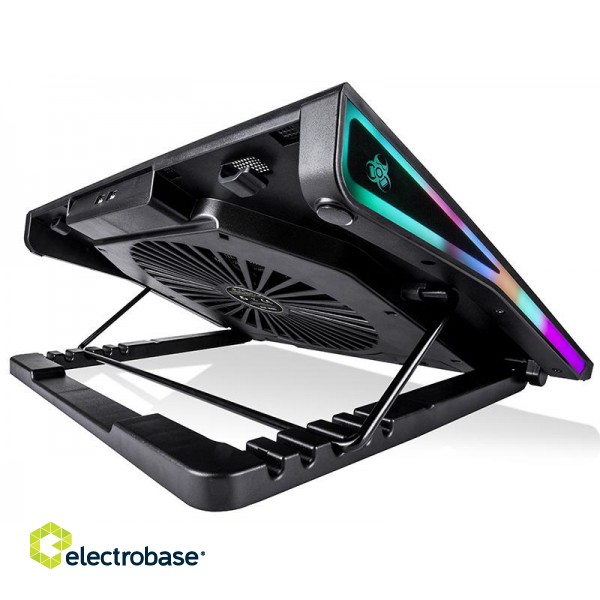 Laptops, notebooks, accessories // Laptop Cooling Stand // Podstawka chłodząca TRACER GAMEZONE Wing 17,3" RGB image 6