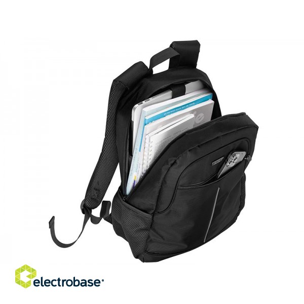 Sülearvutid, sülearvutid, tarvikud // Sülearvuti kotid // Miejski plecak na notebooka 15,6" Tracer City Carrier Black image 2