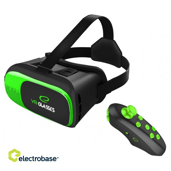 Game zone // VR Headsets, Virtual Reality Smart glasses // EGV300R Esperanza okulary vr 3d z kontrolerem bt apocalypse
