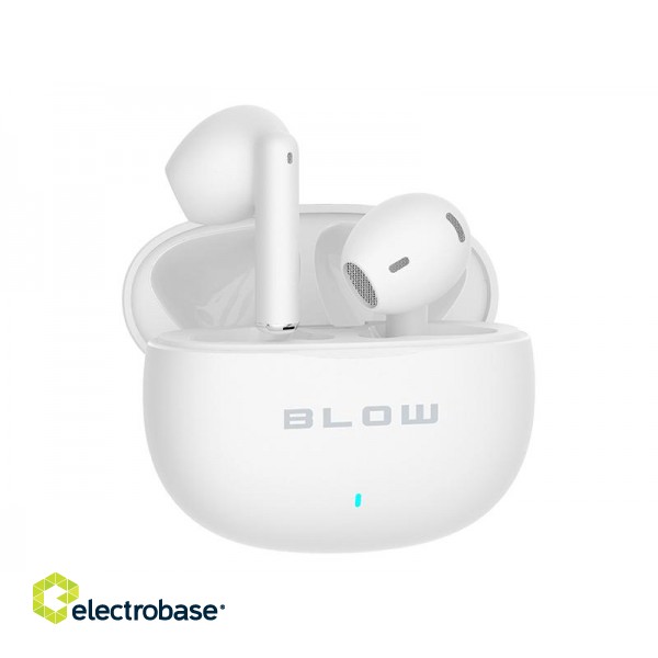 Ausinės // Ausinė su mikrofonu // 32-824# Słuchawki   blow earbuds enc white