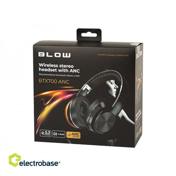 Наушники // Гарнитура с микрофоном // 32-833# Słuchawki  blow bluetooth btx700anc фото 6