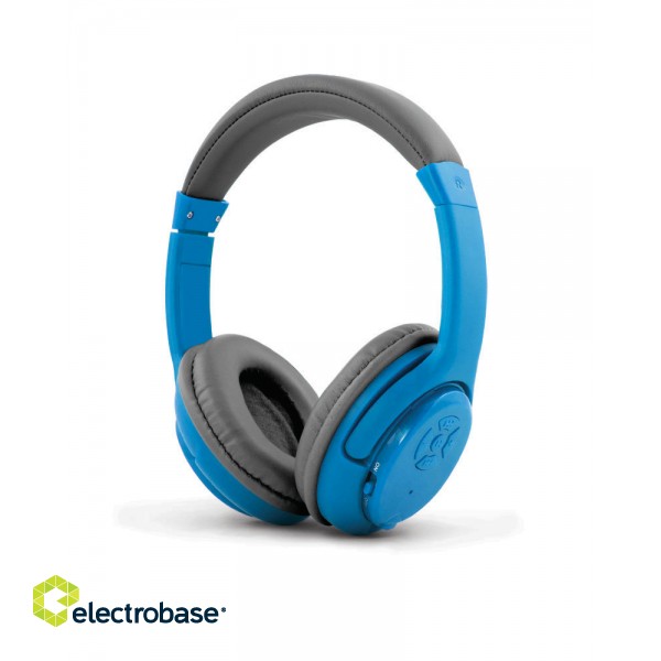 Audio and HiFi sistēmas // Austiņas ar mikrofonu // EH163B Esperanza słuchawki bluetooth libero niebieskie