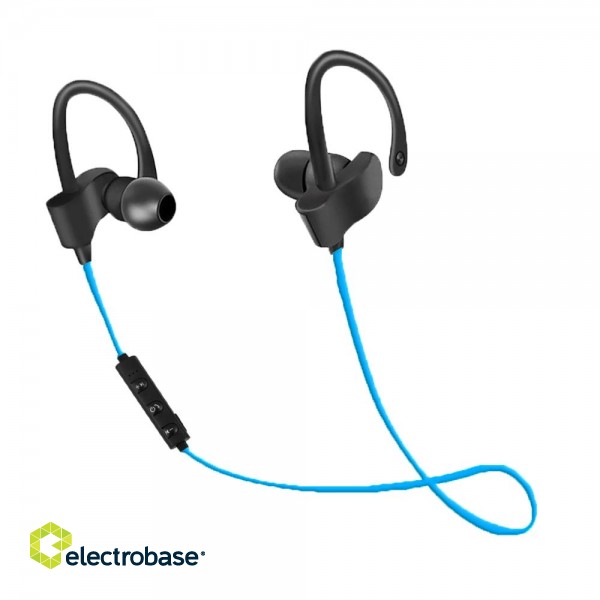 Audio Austiņas / Vadu / Bezvadu // Austiņas ar mikrofonu // EH188B Esperanza słuchawki douszne bluetooth sportowe czarno-niebieskie
