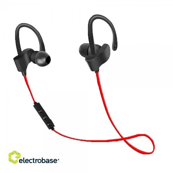 Headphones and Headsets // Headsets // EH188R Esperanza słuchawki douszne bluetooth sportowe czarno-czerwone