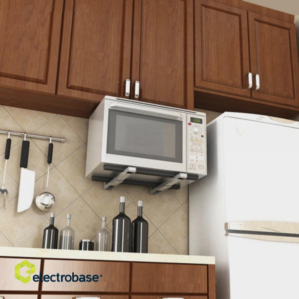 Small Home Appliance // Other household products // Uchwyt do kuchenki mikrofalowej Maclean, składany, do 30 kg, biały MC-915 W image 4