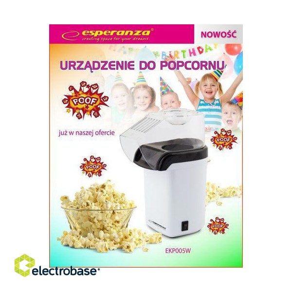 Kitchen electrical appliances and equipment // Fun cooking // EKP005W Maszynka do popcornu Poof  image 4
