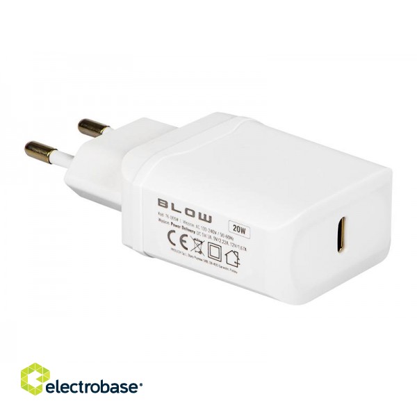 Mobiiltelefonid ja tarvikud // Wall chargers // 76-009# Ładowarka sieciowa gniazdo usb-c pd 20w