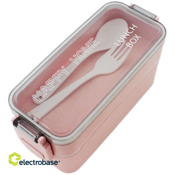 Kitchen electrical appliances and equipment // Kitchen appliances others // AG479M Pojemnik 750ml lunch box pink image 1