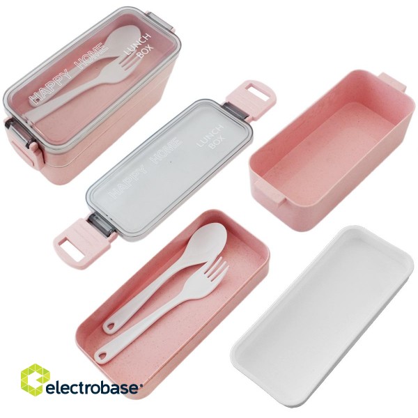Virtuvės elektros prietaisai ir įranga // Kitchen appliances others // AG479M Pojemnik 750ml lunch box pink paveikslėlis 3