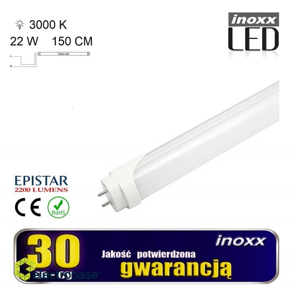 Apgaismojums LED // New Arrival // Świetlówka led 150cm 22w 3000k t8 jednostronna ciepła image 1