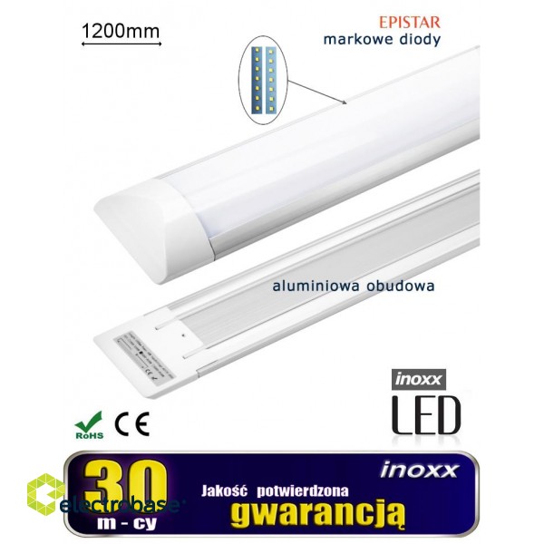LED Lighting // New Arrival // Lampa liniowa natynkowa panel led slim 120cm 40w 4000k neutralna image 1