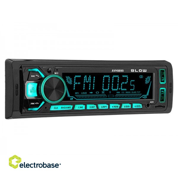 Car and Motorcycle Products, Audio, Navigation, CB Radio // Car Radio and Audio, Car Monitors // 78-281# Radio blow avh-8890 rds app rgb mp3/usb/micro sd/bluetooth + mikrofon image 2