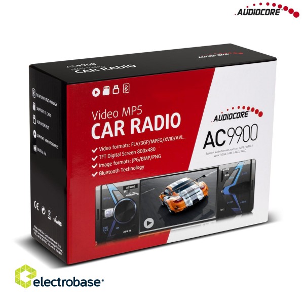 Automobilių ir motociklų prekės, elektronika, navigacija, CB radijas // Automobilio radijas ir audio, automobilių monitoriai // Radioodtwarzacz Audiocore AC9900 MP5 AVI DivX Bluetooth handsfree + pilot paveikslėlis 8