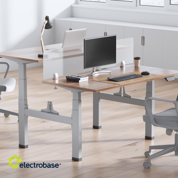 Furniture sections and sets // Biuro baldai // Biurko elektryczne podwójne regulacja wys. Ergo Office, max wys 128cm, max 125kg x2, bez blatu do pracy stojąco siedzącej (2 czę paveikslėlis 4