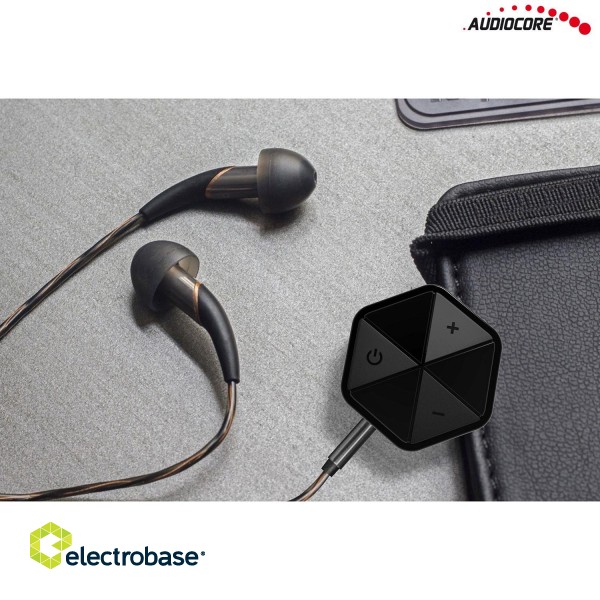 Telefonid ja tarvikud // Bluetooth Audio Adapters | Trackers // Adapter bluetooth odbiornik z klipsem Audiocore, HSP, HFP, A2DP, AVRCP, AC815 image 2