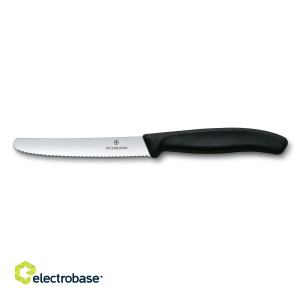 Kitchen appliances // Knifes, Knife sharpeners // Nóż stołowy uniwersalny 11cm Victorinox czarny
