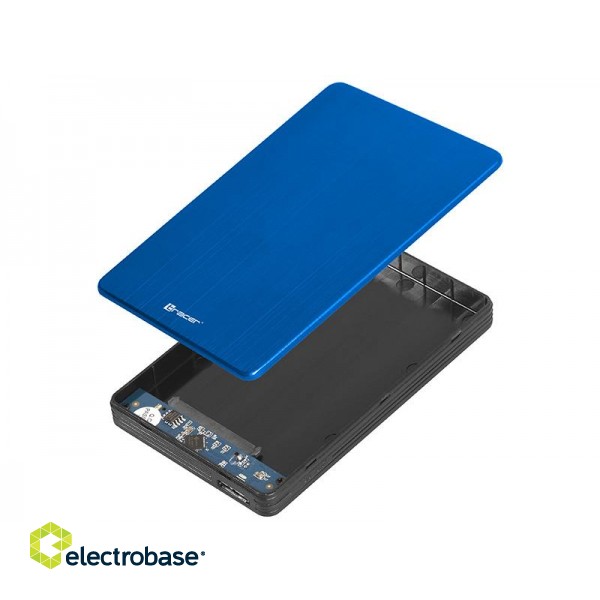 Accessories // HDD/SSD Mounting // Obudowa HDD TRACER USB 3.0 HDD 2.5'' SATA 724 AL BLUE image 5