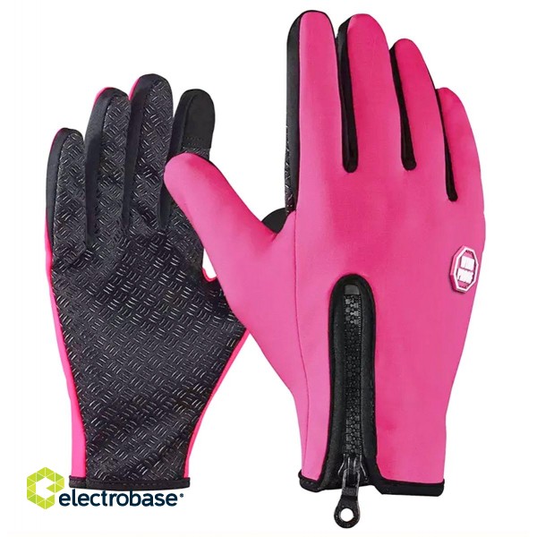 Home and Garden Products // Various Home and Household Accessories // BQ19N Rękawiczki sport m dotyk pink image 2