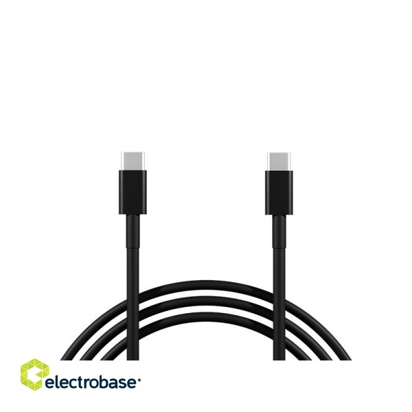 Tablets and Accessories // USB Cables // 66-150# Przyłącze usb-c - usb-c 2.0 1,5m czarne image 1