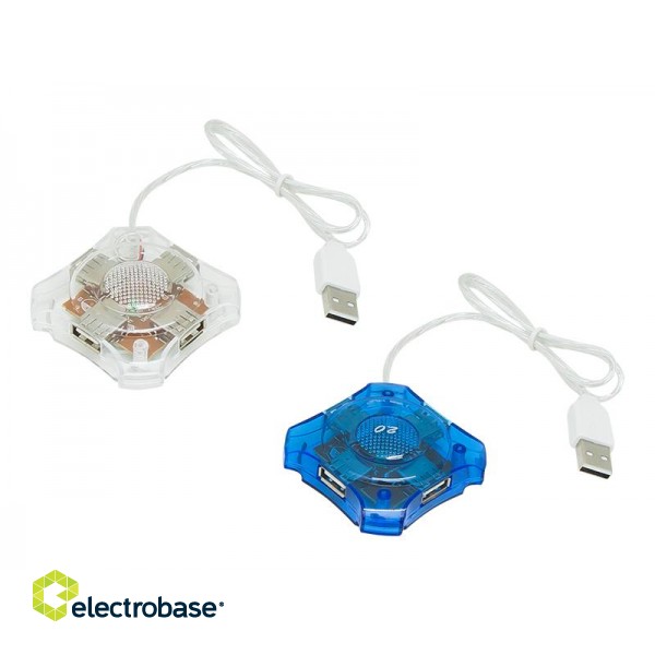 Planšetdatori un aksesuāri // USB Kabeļi // 66-384#              Rozgałęźnik usb wtyk a-4xgniazdo a 2.0 hub