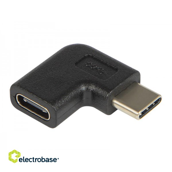 Tahvelarvutid ja tarvikud // USB kaablid // 75-794# Adapter usb gniazdo usb-c-wtyk usb-c kątowe