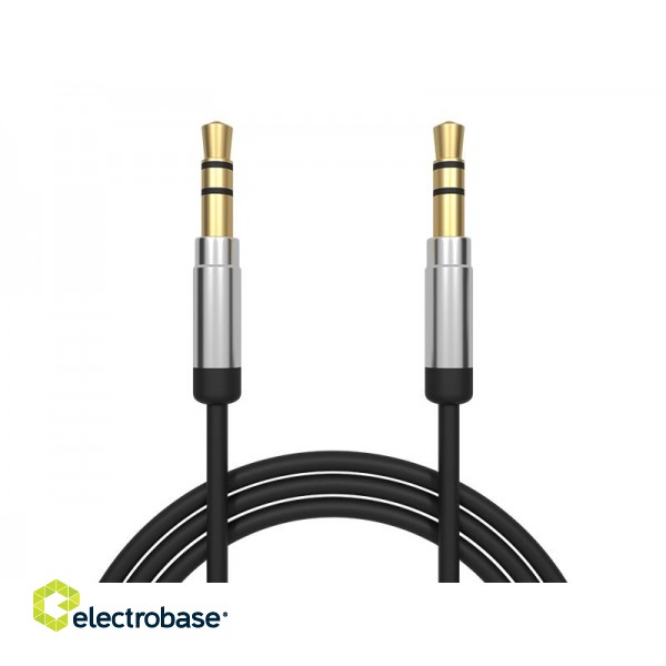 Coaxial cable networks // HDMI, DVI, AUDIO connecting cables and accessories // 91-272# Przyłączewtyk 3,5st-wtyk 3,5st 2,5mmetal aux