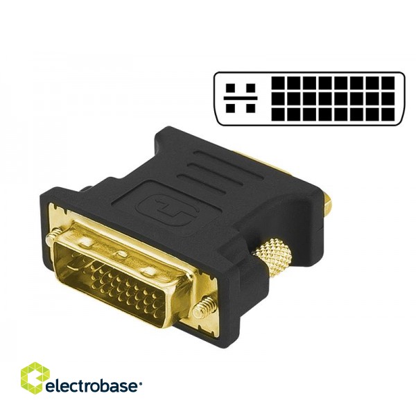 Connectors // Different Audio, Video, Data connection plug and sockets // 92-103# Przejście dvi wtyk - vga gniazdo 15pin