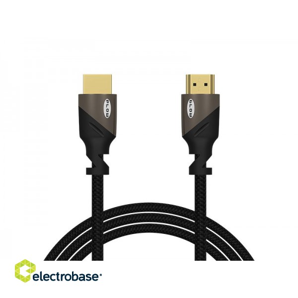 Koaksialinių kabelių sistemos // HDMI, DVI, AUDIO jungiamieji laidai ir priedai // 92-641# Przyłącze hdmi-hdmi premium 3m black 4k 2.0