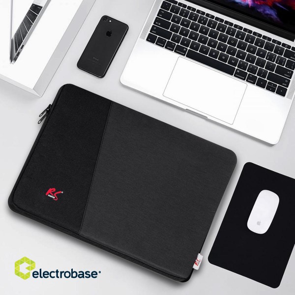 SALE // Etui pokrowiec futerał na laptop / tablet NanoRS, 15,6", czarny, RS175 image 6
