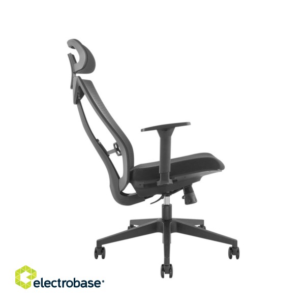 Распродажа // Fotel biurowy ergonomiczny premium z wysokim oparciem Ergo Office,  max 150kg, ER-414 фото 9