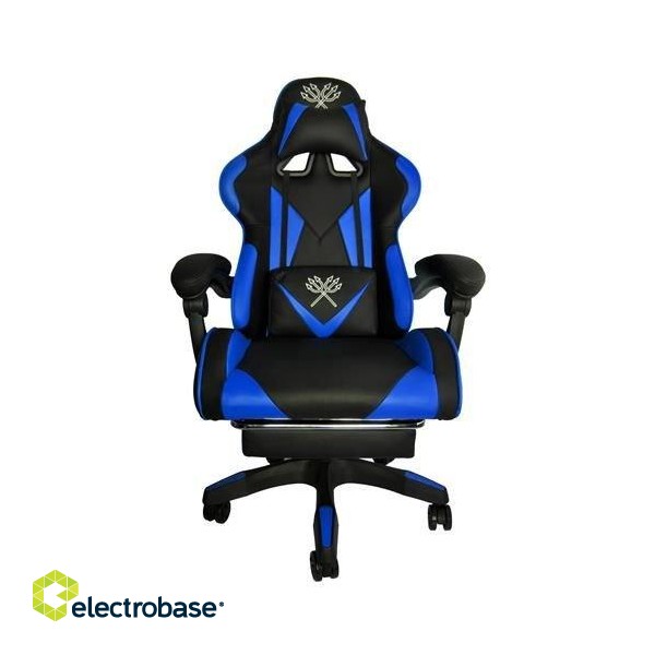 SALE // Fotel gamingowy - czarno - niebieski Dunmoon image 1