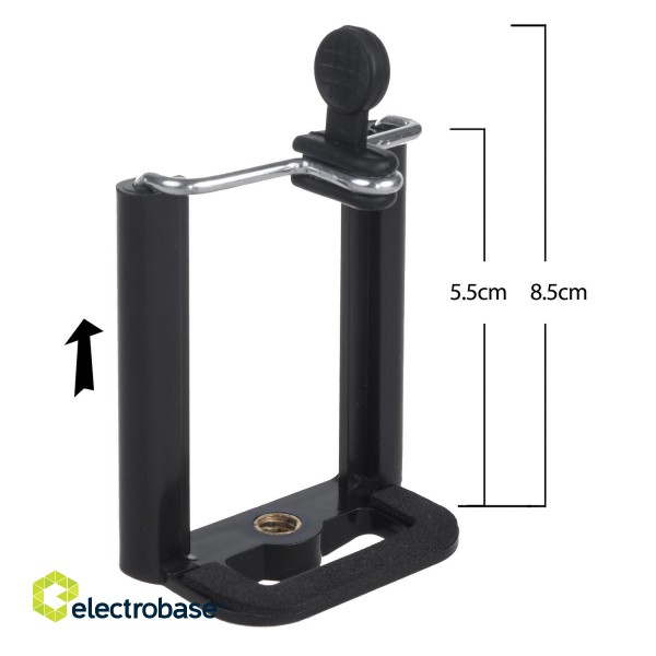 Išpardavimas // Uniwersalny statyw 1/4"  Maclean, do aparatów, kamer, smarfonów, max. 1020mm, max.2kg, samowyzwalacz BT, MC-165 paveikslėlis 5