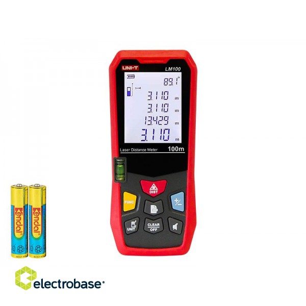 LAN datortīkli // Testeri un mēriekārtas // 4598# Miernik lm100 (ut392) dalmierz laserowy uni-t