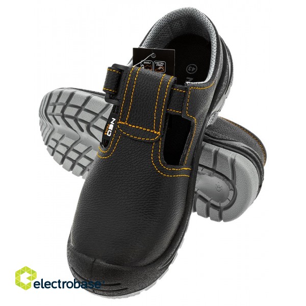 Shoes, clothes for Work | Personal protective equipment // Shoes, sandals and Wellington boots // Sandały robocze skórzane, S1 SRC, rozmiar 44 image 5