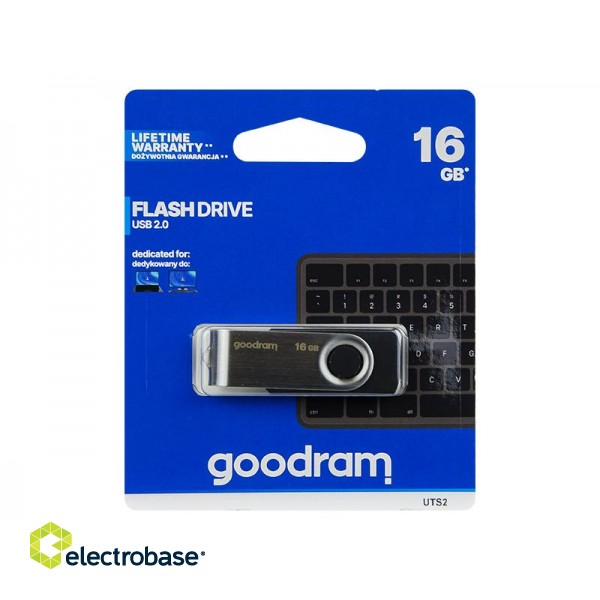 Внешние устройства хранения данных // USB Flash Памяти // 66-254# Pendrive  16gb goodram uts2 usb2.0