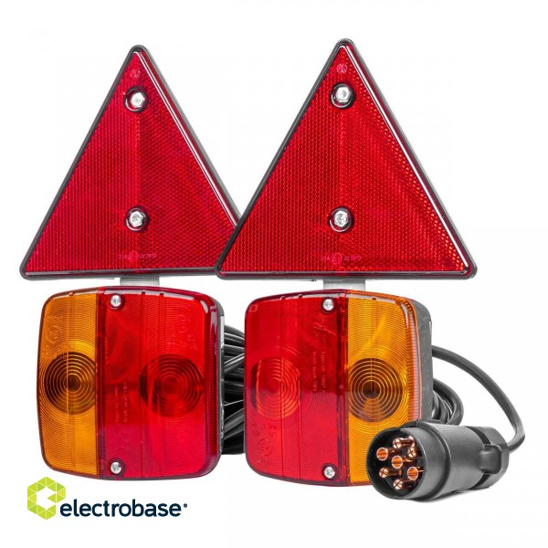 LED Lighting // Light bulbs for CARS // Zestaw świateł lamp do przyczepki na magens amio-02095