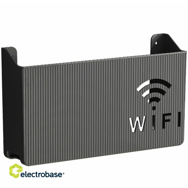 Laptops, notebooks, accessories // Laptops Accessories // AG986A Uchwyt półka na router wifi        czarny image 1