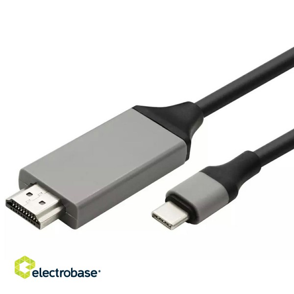 Coaxial cable networks // HDMI, DVI, AUDIO connecting cables and accessories // HD41 Adapter mhl usb-c do hdmi 4k image 1