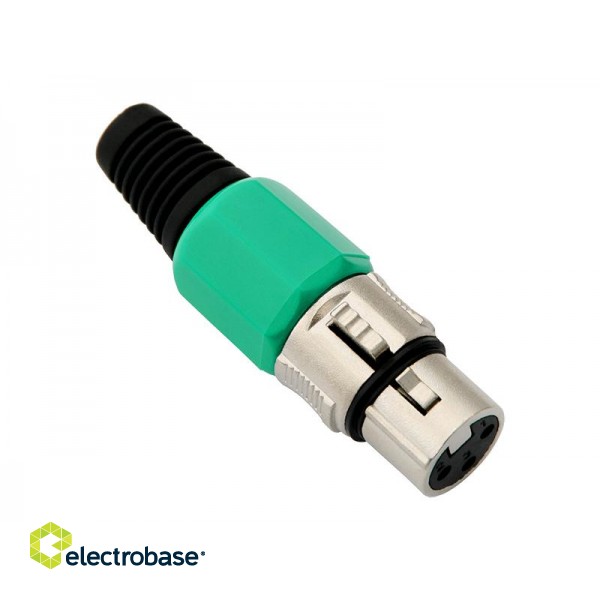 Savienojumi // Different Audio, Video, Data connection plug and sockets // 1429# Gniazdo mikrofonowe xlr 3p na kabel