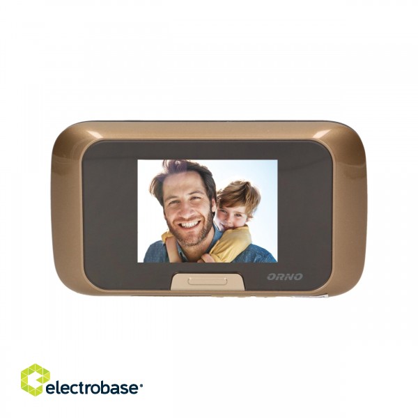 VIDEO-OVIPUHELIN  | Door Bels // VIDEO-OVIPUHELIN HD // Elektroniczny wizjer do drzwi 3,2" z funkcją nagrywania na kartę Micro SD, bateryjny image 4