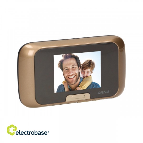 Video-Fonolukod  | Door Bels // Video-Fonolukod HD // Elektroniczny wizjer do drzwi 3,2" z funkcją nagrywania na kartę Micro SD, bateryjny image 5
