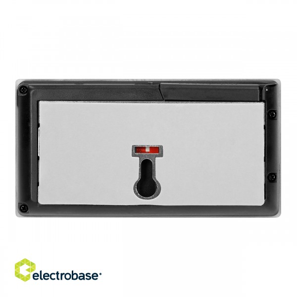 Domofoni (namruņi) | Durvju zvani // Video/Audio namrunis // Elektroniczny wizjer do drzwi LCD 3,5", szerokokątny obiektyw, bateryjny, srebrny image 8