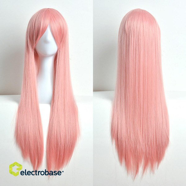 Henkilökohtaiset hoitotuotteet // Personal hygiene products // BQ3D Peruka włosy 80cm różowe cosplay image 3