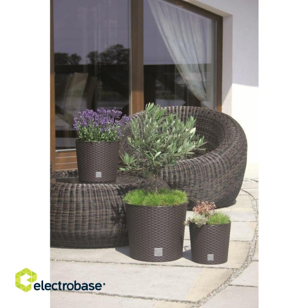 Home and Garden Products // Outdoor | Garden Furniture // Doniczka z wkładem Rato Round DRTUS300L biała image 4