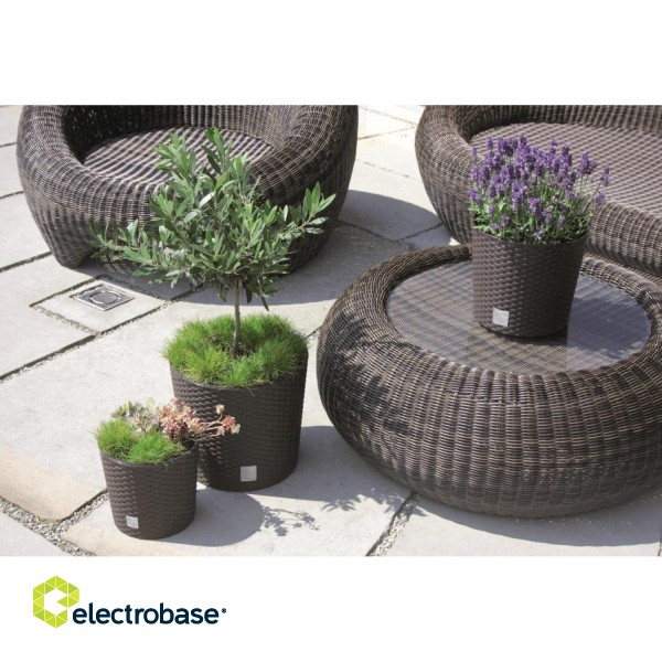 Home and Garden Products // Outdoor | Garden Furniture // Doniczka z wkładem Rato Round DRTUS300L biała image 5