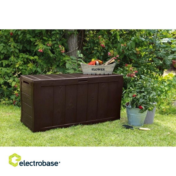 Home and Garden Products // Outdoor | Garden Furniture // Skrzynia ogrodowa Keter Sherwood 270L brązowa image 2