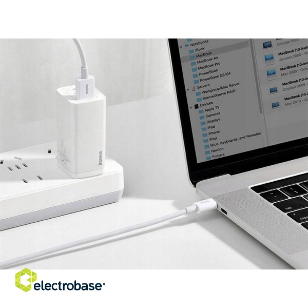 Mobile Phones and Accessories // Chargers and Holders 77 // BASEUS Kabel USB do USB-C Superior Series, 66W, 1m  (CATYS-02) Biały image 4