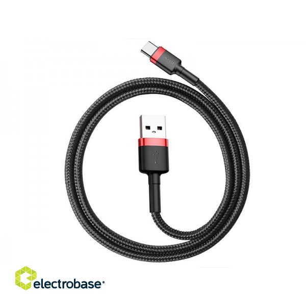 Matkapuhelimet ja tarvikkeet // Latauslaitteet // BASEUS Kabel USB Type C 0,5m (CATKLF-A91) Black+Red image 6
