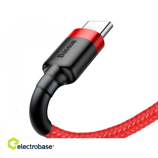 BASEUS Kabel USB Type C 1m (CATKLF-B09) Red+Red image 2